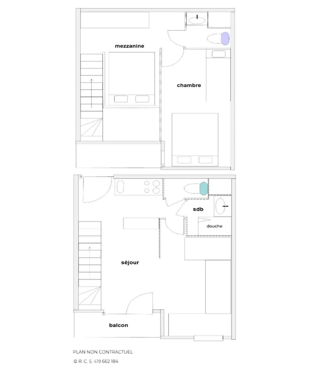 Residence Jetay - Appartement Avec Mezzanine Pour 7 Personnes Aux Menuires Mae-4454 แซ็ง-มาร์แต็ง-เดอ-แบลวีย์ ภายนอก รูปภาพ